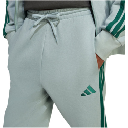 adidas Essentials 3-Streifen Fleece Trainingshose Herren KD4836 - wonder sage/collegiate green XL