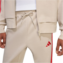 adidas Essentials 3-Streifen Fleece Trainingshose Herren KD4835 - wonder alumina/pure ruby M