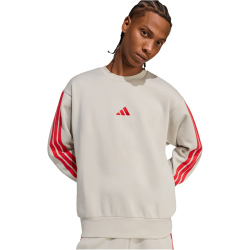 adidas Essentials 3-Streifen Sweatshirt Herren KD4839 - wonder alumina/pure ruby XXL