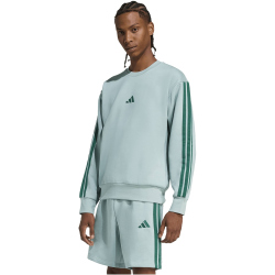 adidas Essentials 3-Streifen Sweatshirt Herren KD4837 - wonder sage/collegiate green S