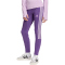 adidas Train Essentials 3-Streifen Leggings Mädchen KD5965 - active purple/ice lavender 128