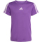 adidas Training Essentials 3-Streifen T-Shirt Mädchen KB6822 - active purple/ice lavender 116
