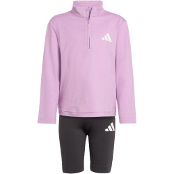 adidas GoTo 1/4-Zip Sweatshirt + kurze Leggings Set...
