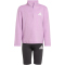 adidas GoTo 1/4-Zip Sweatshirt + kurze Leggings Set Mädchen KD8549 - active purple/ice lavender/white 104