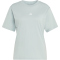 adidas Essentials Small Logo Baumwoll T-Shirt Damen KC5248 - wonder sage/white XS