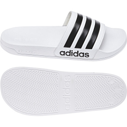 adidas neo adilette Cloudfoam white/black 46