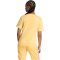 adidas Essentials Small Logo Baumwoll T-Shirt Damen KC5247 - semi ice tangerine/white S