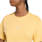 adidas Essentials Small Logo Baumwoll T-Shirt Damen KC5247 - semi ice tangerine/white S