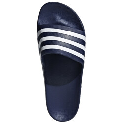 adidas Aqua Adilette Badelatschen darkblue/white 40.5