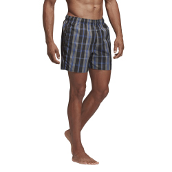 adidas Check Print Badeshorts Herren black S