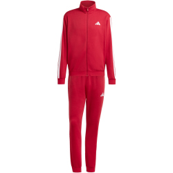 adidas Basic 3-Streifen Jogginganzug Herren KR7771 - active maroon/white S