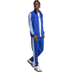 adidas Basic 3-Streifen Tricot Trainingsanzug Herren KR7770 - semi lucid blue/white S