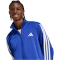 adidas Basic 3-Streifen Tricot Trainingsanzug Herren KR7770 - semi lucid blue/white S