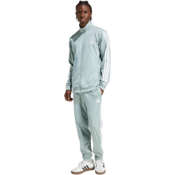 adidas Basic 3-Streifen Tricot Trainingsanzug Herren KC1356 - wonder sage M