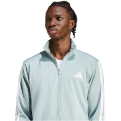 adidas Basic 3-Streifen Tricot Trainingsanzug Herren KC1356 - wonder sage M
