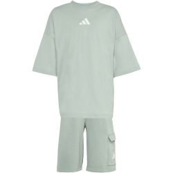 adidas TRNSTR T-Shirt + Shorts Set Kinder KE2664 - blush...