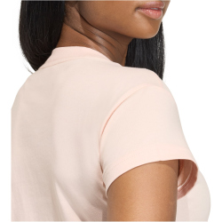adidas Future Icons Small Logo Baby Tee T-Shirt Damen KD7756 - blush pink L