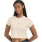adidas Future Icons Small Logo Baby Tee T-Shirt Damen KD7721 - crystal linen L