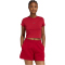 adidas Future Icons Small Logo Baby Tee T-Shirt Damen KD7720 - active maroon M