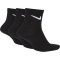 3er Pack NIKE Everyday Lightweight Ankle Trainingssocken black/white 34-38