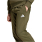 adidas Essentials Trainingshose Kinder KS2957 - olive strata/white 140