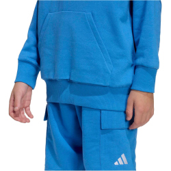adidas Essentials Hoodie Kinder KD3382 - ray blue/white 140