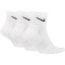 3er Pack NIKE Everyday Cushioned Ankle Trainingsocken white/black 34-38