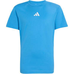 adidas Essentials T-Shirt Kinder KD3368 - ray blue/white 164