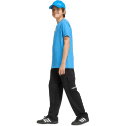 adidas Essentials T-Shirt Kinder KD3368 - ray blue/white 164