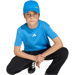 adidas Essentials T-Shirt Kinder KD3368 - ray blue/white 164