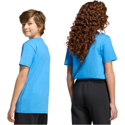 adidas Essentials T-Shirt Kinder KD3368 - ray blue/white 164