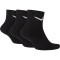 3er Pack NIKE Everyday Cushioned Ankle Trainingsocken black/white 34-38