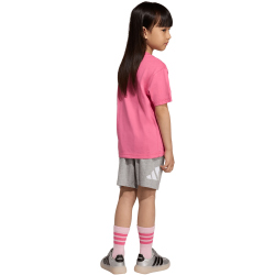 adidas Essentials T-Shirt + Shorts Set Kinder KD6005 - pink fusion/white 128