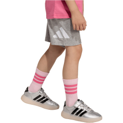 adidas Essentials T-Shirt + Shorts Set Kinder KD6005 - pink fusion/white 128