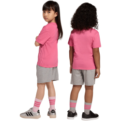 adidas Essentials T-Shirt + Shorts Set Kinder KD6005 - pink fusion/white 128