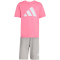 adidas Essentials T-Shirt + Shorts Set Kinder KD6005 - pink fusion/white 128