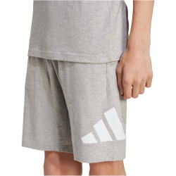 adidas Essentials Sweatshorts Kinder JV9914 - medium grey heather/white 152
