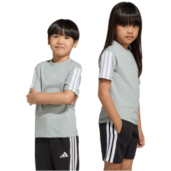 adidas Essentials T-Shirt Kinder KE3883 - wonder sage/white 110