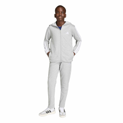 adidas Essentials Trainingsanzug Kinder KE0992 - medium grey heather/white 152