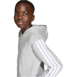 adidas Essentials Trainingsanzug Kinder KE0992 - medium grey heather/white 152