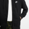 NIKE Sportswear Club French Terry Kapuzenjacke black/white XS