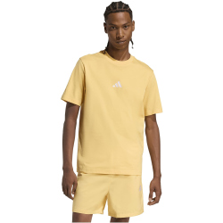 adidas Essentials Small Logo Single Jersey T-Shirt Herren KT0561 - semi ice tangerine/white S