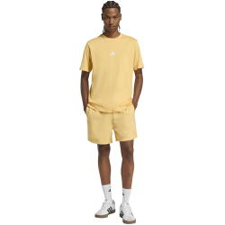 adidas Essentials Small Logo Single Jersey T-Shirt Herren KT0561 - semi ice tangerine/white S