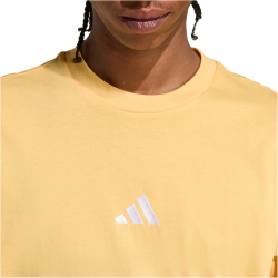 adidas Essentials Small Logo Single Jersey T-Shirt Herren KT0561 - semi ice tangerine/white S