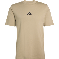 adidas Essentials Small Logo Single Jersey T-Shirt Herren KC0905 - wonder cargo/black XXL