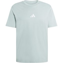 adidas Essentials Small Logo Single Jersey T-Shirt Herren KC0903 - wonder sage/white S