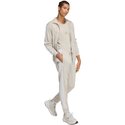 adidas 3-Streifen Tricot Regular Tapered Trainingshose Herren JY7721 - alumina/white M