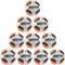 10er Ballpaket DERBYSTAR Hyper APS Fu&szlig;ball wei&szlig;/orange/schwarz 5