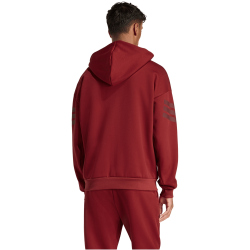 adidas Future Icons 3-Streifen Kapuzenjacke Herren KD5233 - active maroon M