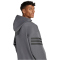 adidas Future Icons 3-Streifen Kapuzenjacke Herren KD5232 - grey six XXL